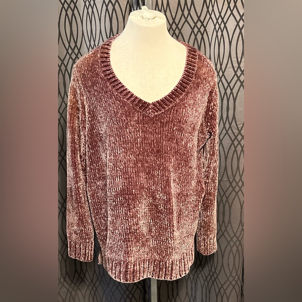 Orvis Ladies' SOFT Chenille Pullover Sweater, Misty Rose [G-49] size L